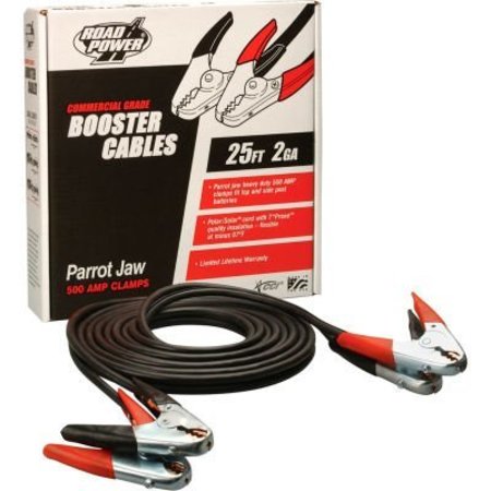 INTEGRATED SUPPLY NETWORK Coleman Cable 2 Gauge, 25 Foot Booster Cable With Parrot Jaw Clamp 8862